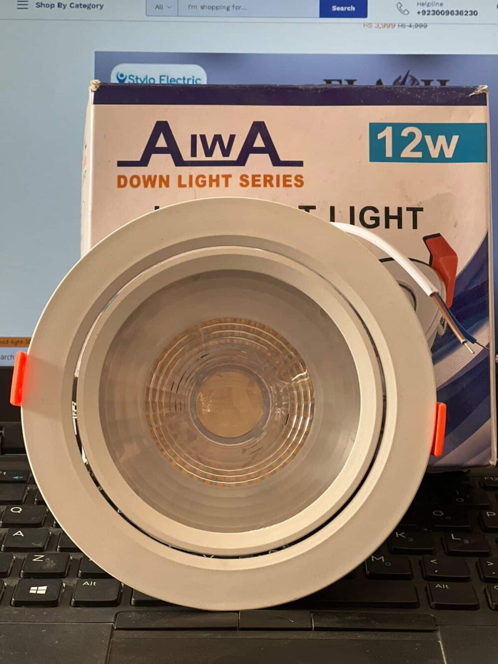 12watt COB Spot light 5" Moveable