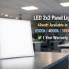 2x2 LED Panel Light White/6500k Netural/4000k Warm/3000k ceiling panel panel light 48watt