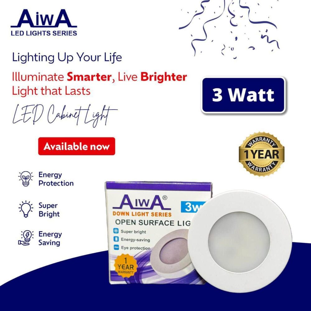 Open  COB 3 Watt
