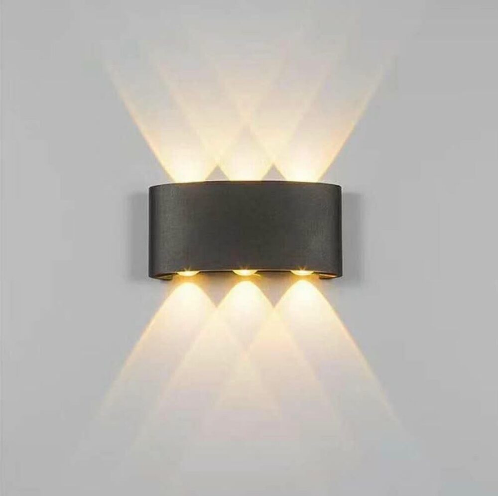 3+3W Up & Down LED Wall Light 6W each