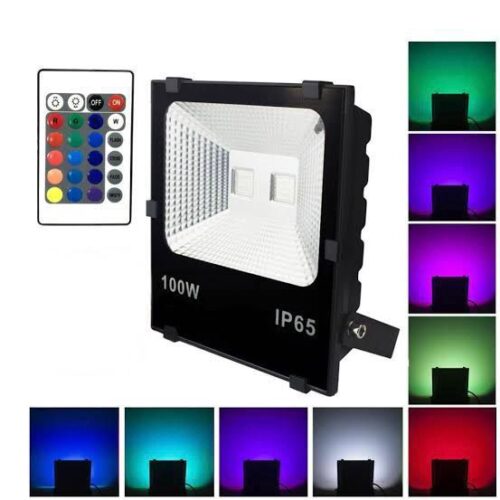 RGB Flood Light / colourfull flood light 100watt