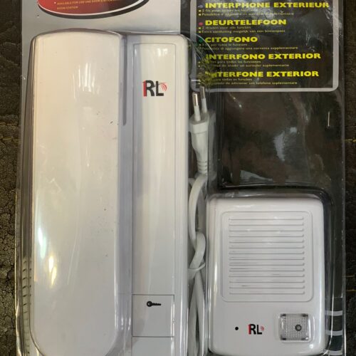 RL Door Intercom Speaker Bell – Wired Audio Entry System for Home & Office Security