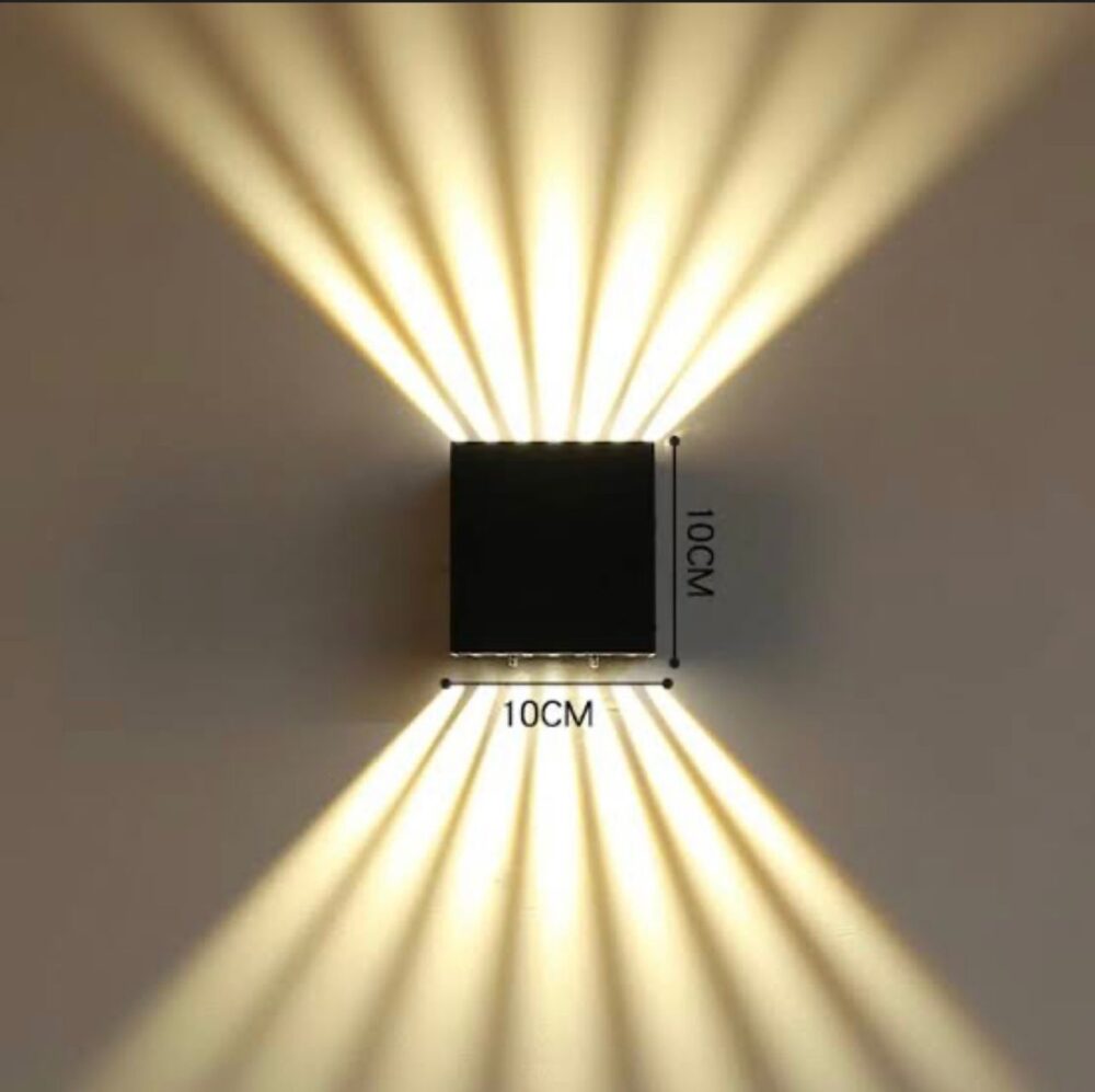 LED CUBE WALL LAMP UP AND DOWN 6WATT