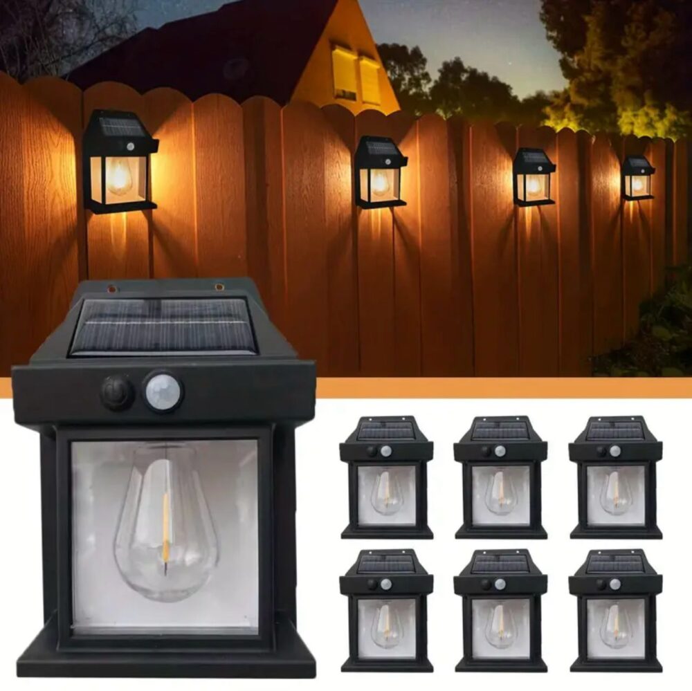 Solar Wall Lights with Motion Sensor – Outdoor , Waterproof