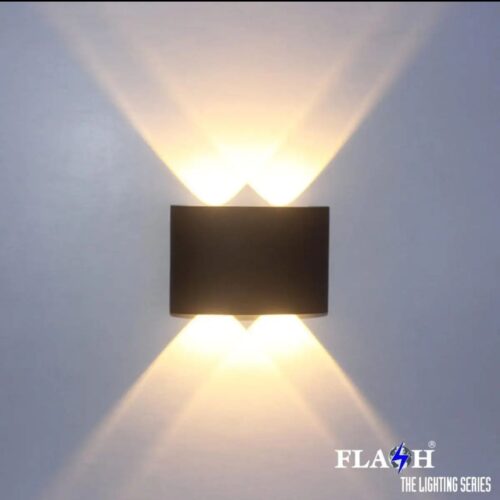 LED Up Down Wall Light 2+2– Warm White, IP65 Waterproof & Shockproof (Metal)