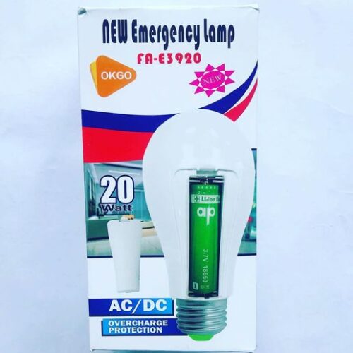 PowerSave 20W Emergency LED Bulb – Rechargeable, Backup Lighting Solution