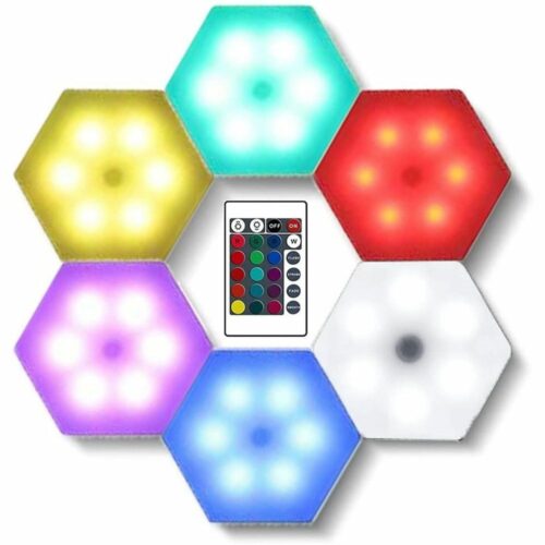 RGB LED Wall Lamp with Remote Control – Stylish Lighting for Bedroom & Living Room