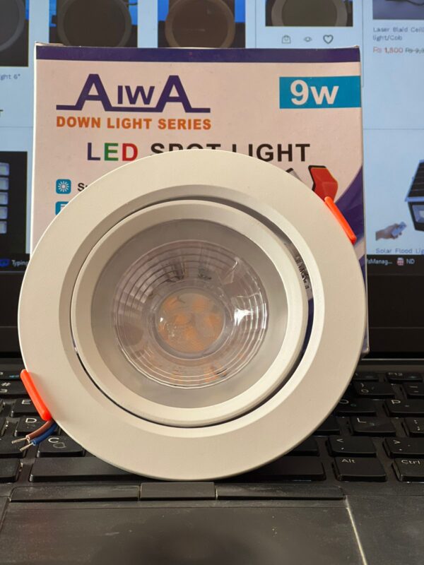 9WATT COB Spot 4'' Moveable light