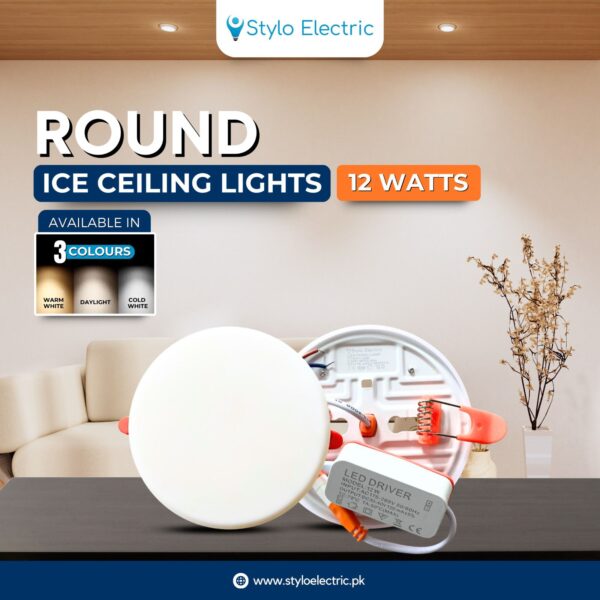 12W 3IN1 Adjustable LED Ceiling Light (Square/Round)