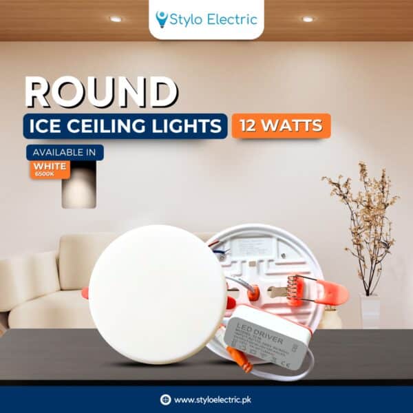 ceiling light 12 watt round