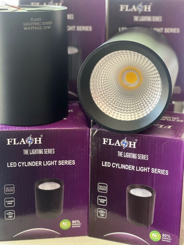 Cylinder surface mount 20watt light