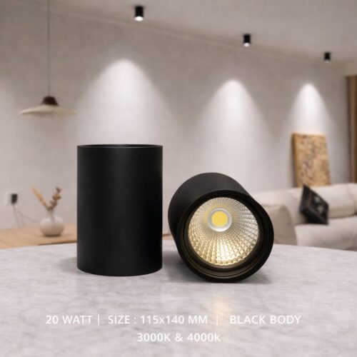 20W Open Cylinder Light