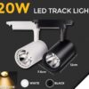 20W LED Track Light – Adjustable Spotlight