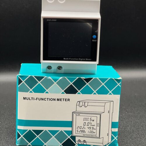6IN1 din rail AC monitor 220V 100A Voltage Current Power Factor Active KWH Electric energy Frequency meter