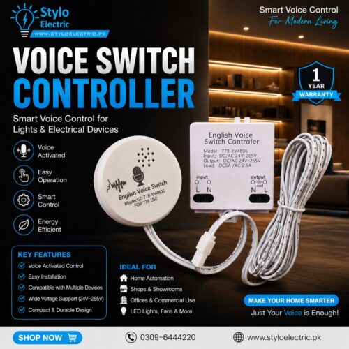 Smart Voice Switch ON/OFF Controller