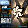 Acrylic Shade LED Wall Sconce Lamp For Bedroom