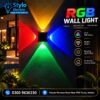 LED RGB 4 Ways Wall Light